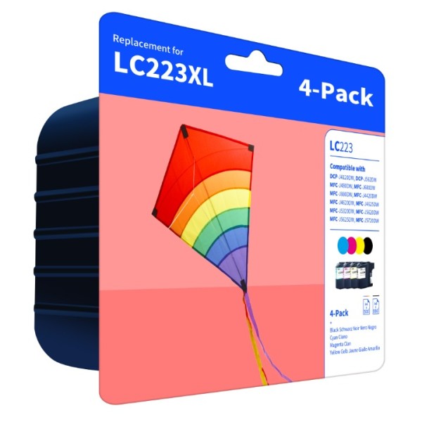 LC223XL Printer Cartridges Replacement for Brother...